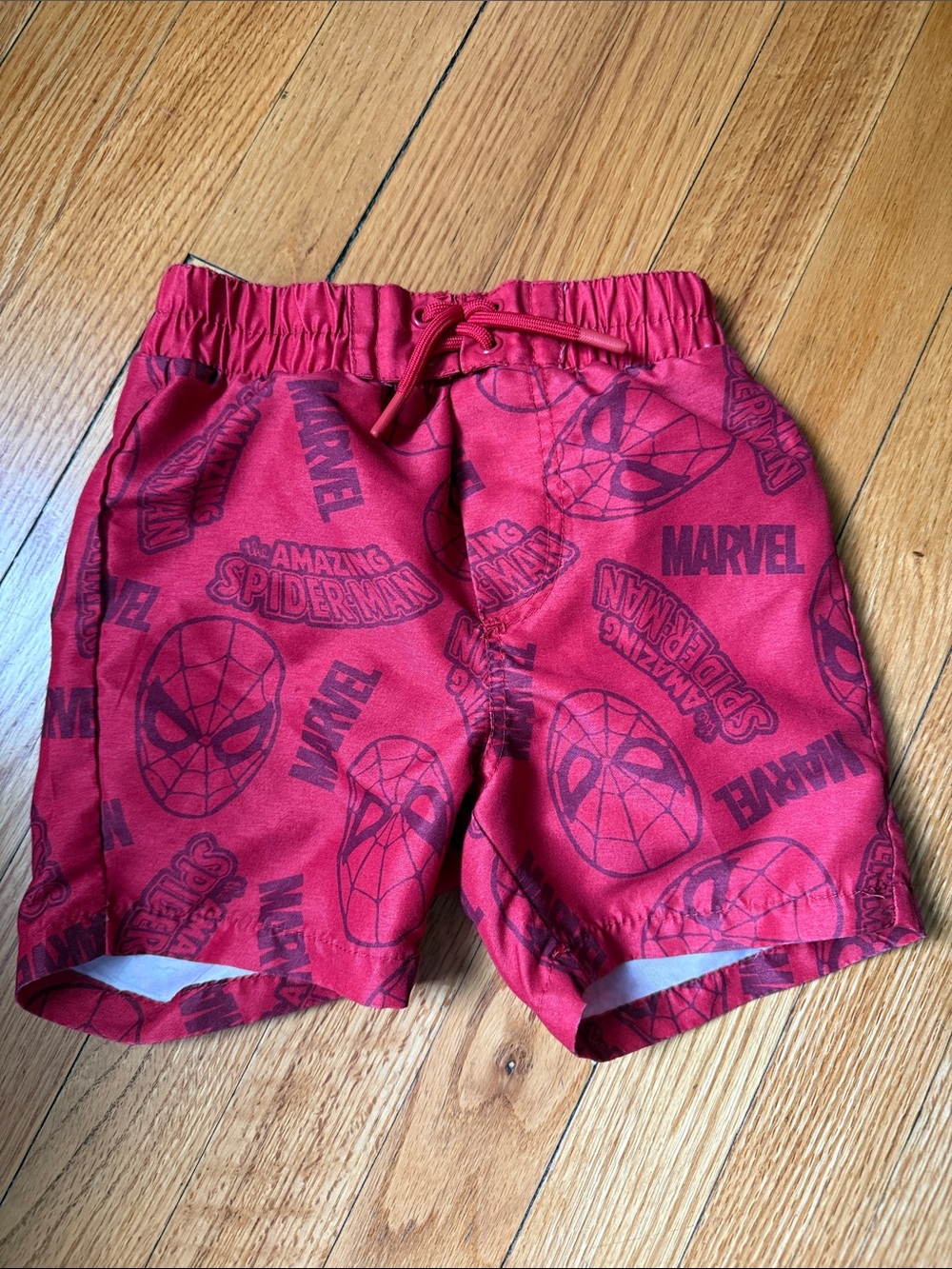 Marvel Red Spider-Man Printed Kids Shorts